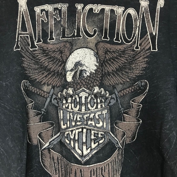 Affliction American Customs Motorcycle Shirt - Picture 3 of 6